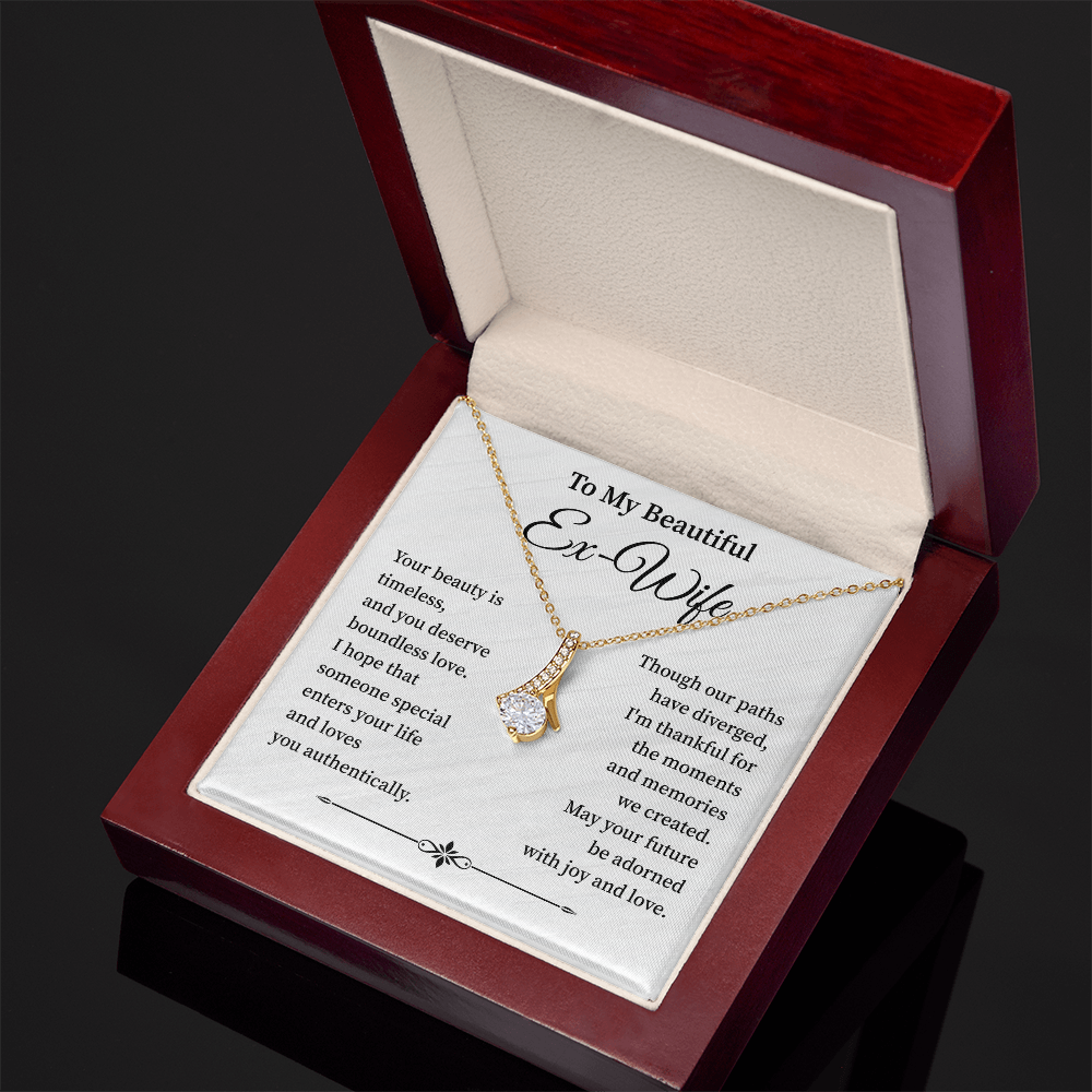 Gift for Ex-Wife with Thankful Message of Closure