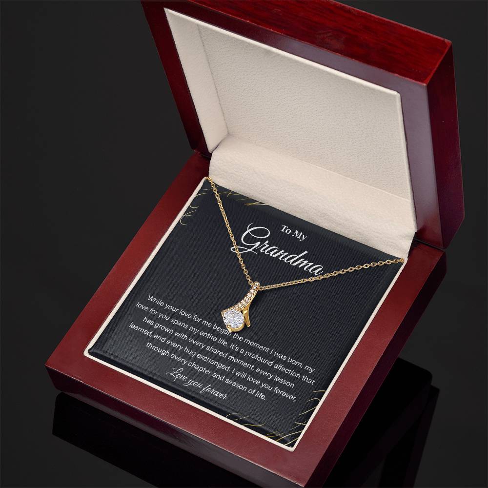 Cherished Gift for Grandma With Eternal Love Note