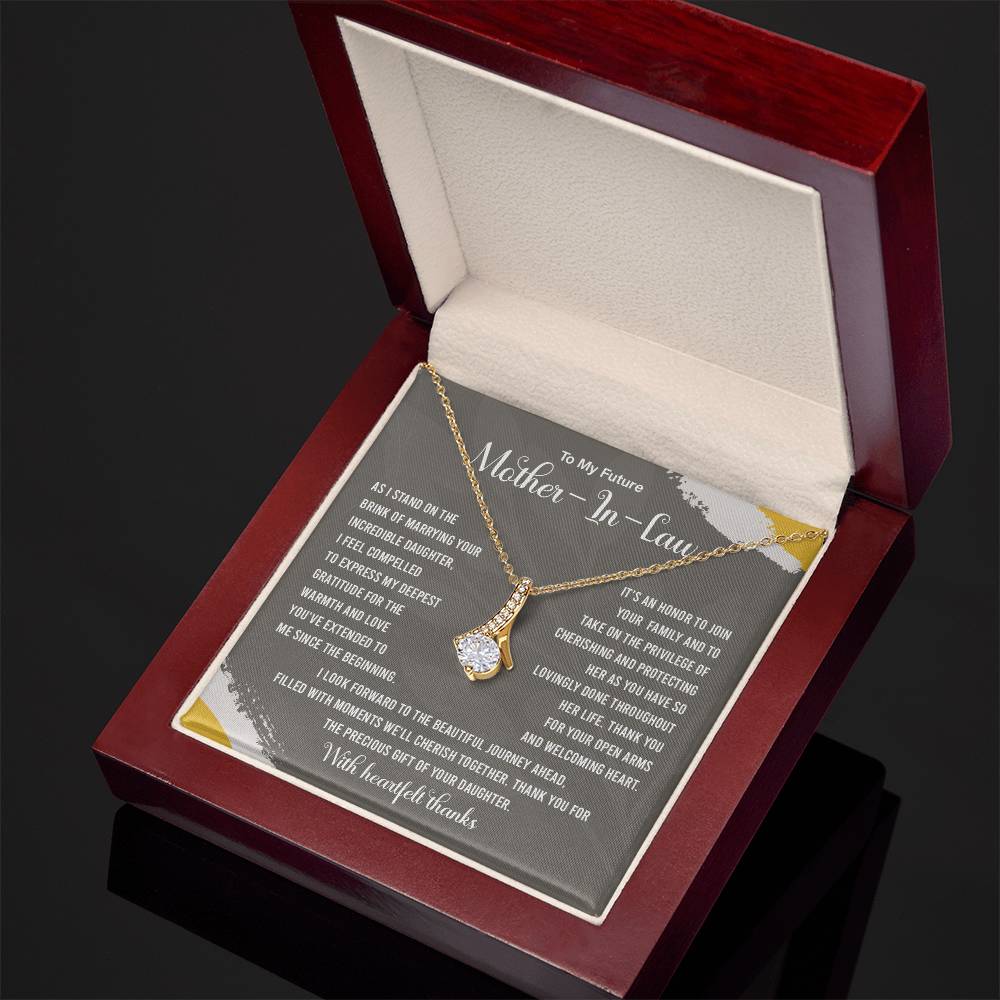 Future Mother-in-Law Necklace from Groom