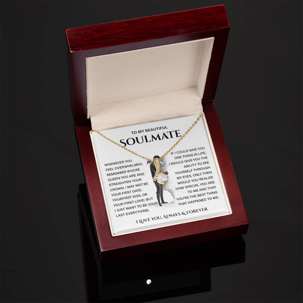 Soulmate Necklace Gift for Her – with Gift Box
