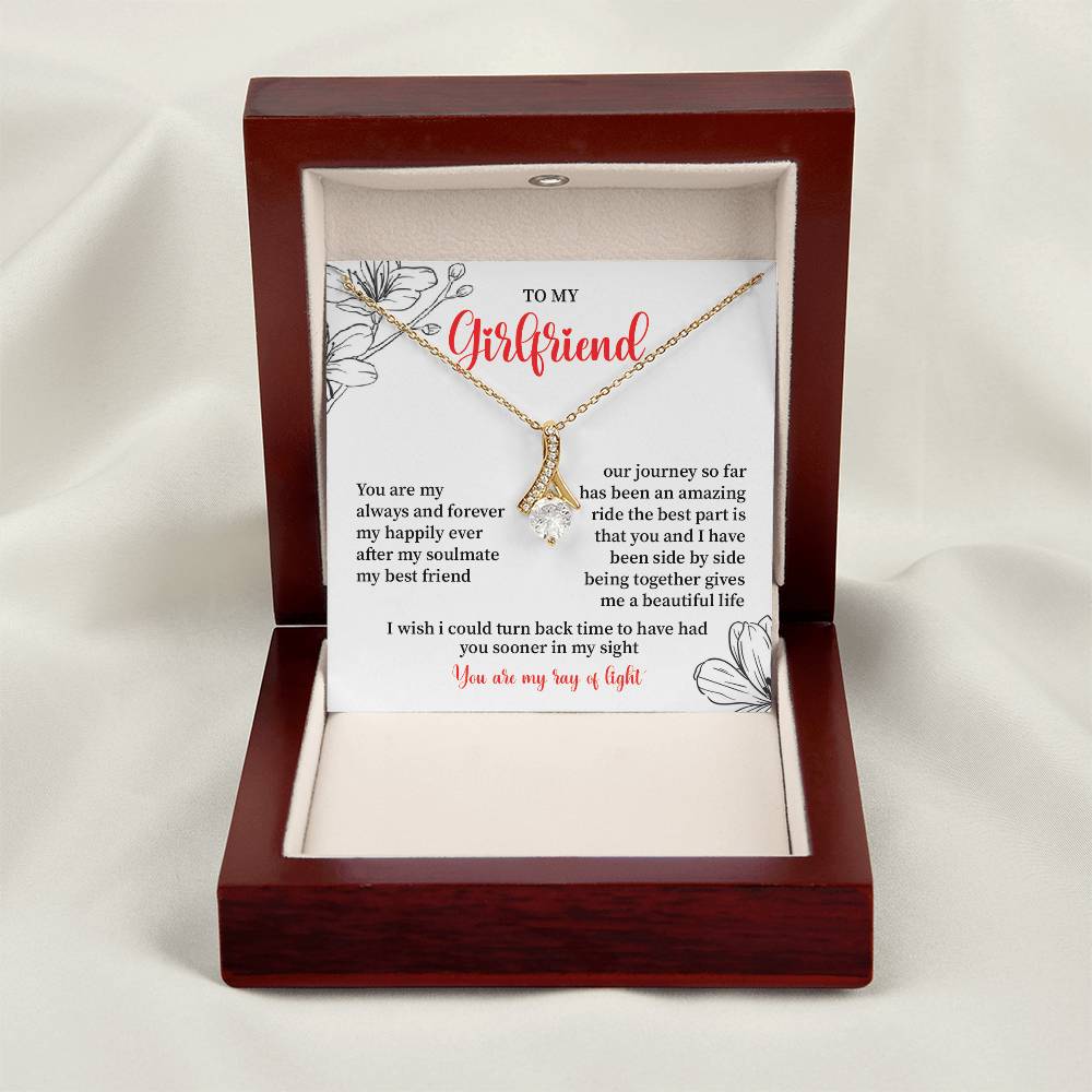 To My Girlfriend - Jewelry Gift with Message Card