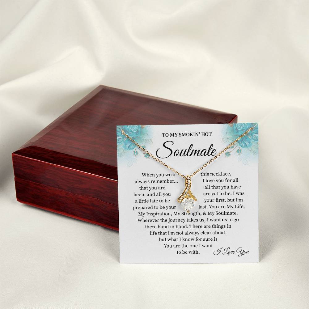 Soulmate Necklace Gift for Her – with Gift Box
