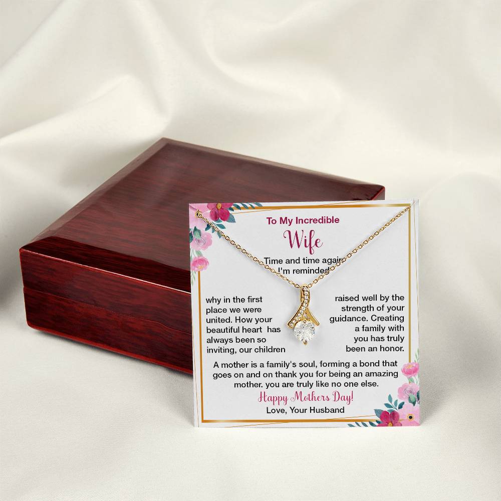 Mother’s Day Necklace Gift for Wife from Husband