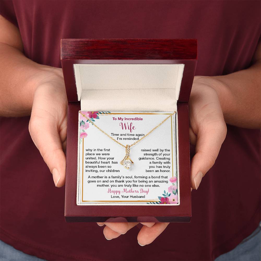 Mother’s Day Necklace Gift for Wife from Husband