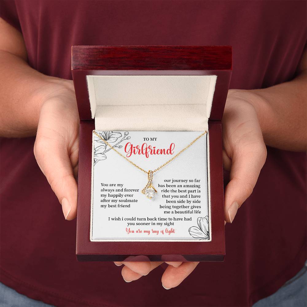 To My Girlfriend - Jewelry Gift with Message Card