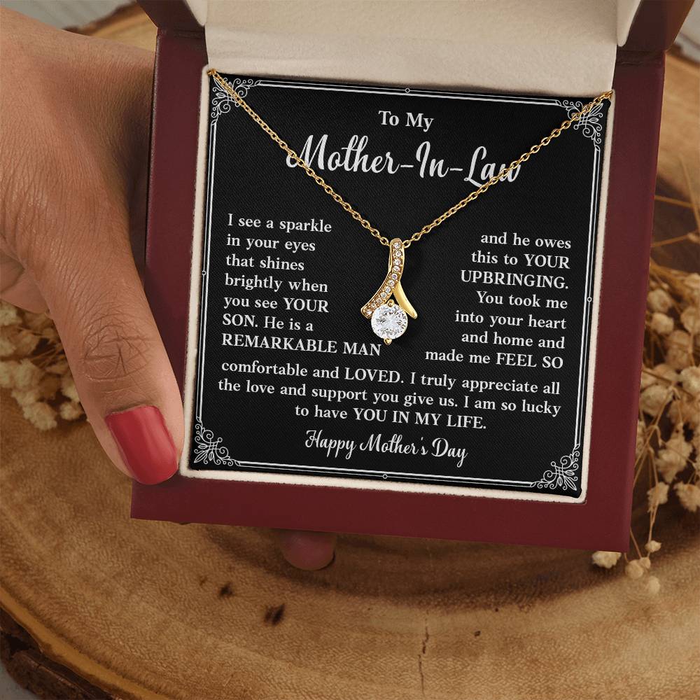 Necklace Gift for Mother-In-Law from Daughter With Gift Box