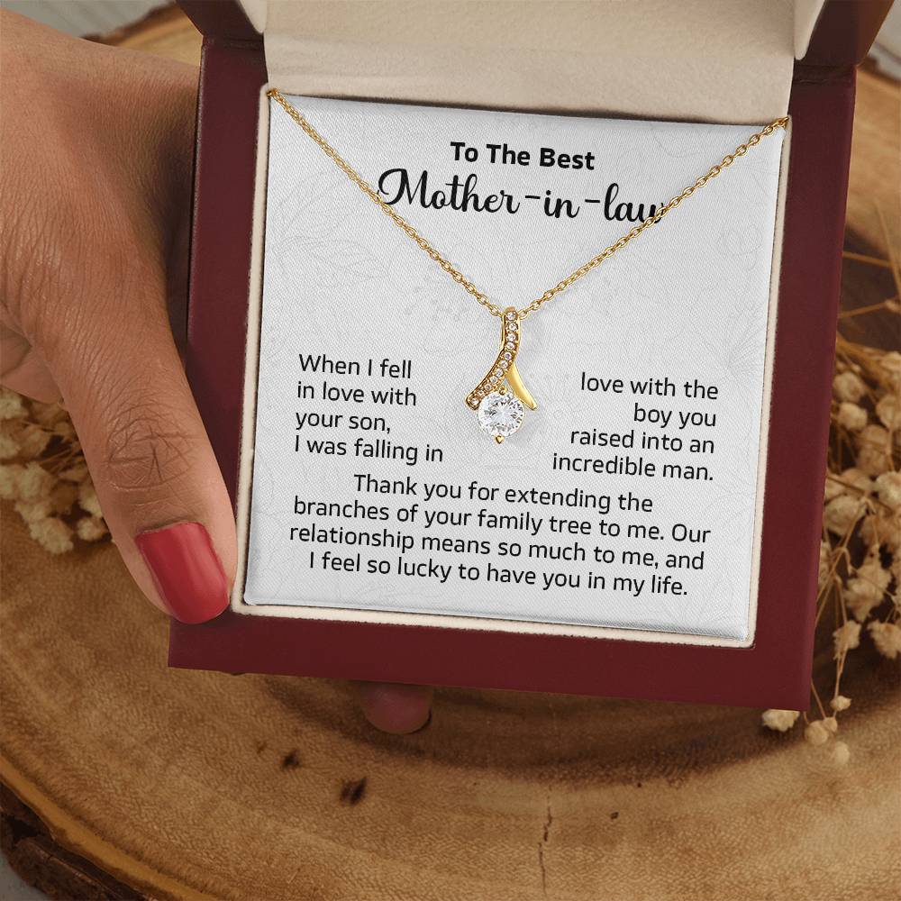 Mother-in-Law Gift from Bride – Necklace with Gift Card
