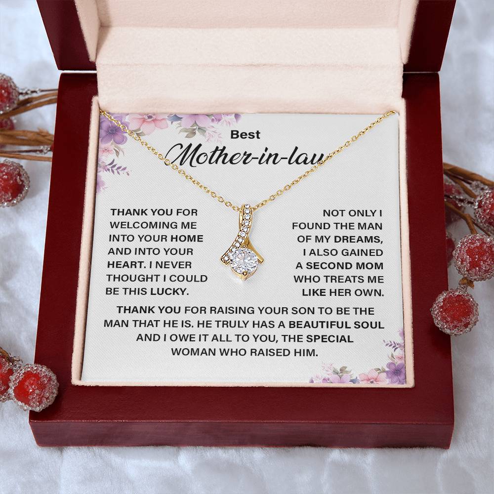 Mother-in-Law Necklace Gift from Daughter-in-Law