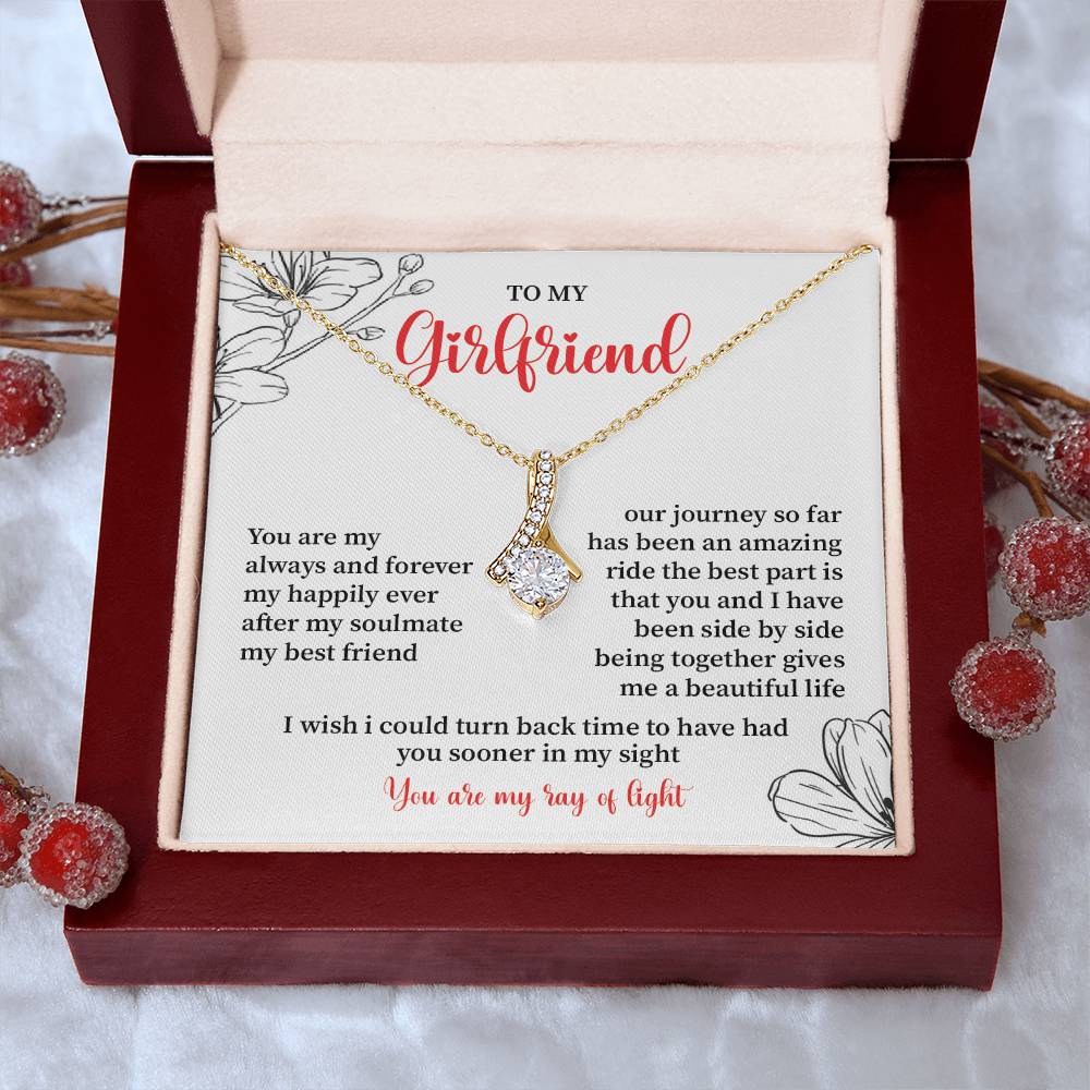To My Girlfriend - Jewelry Gift with Message Card