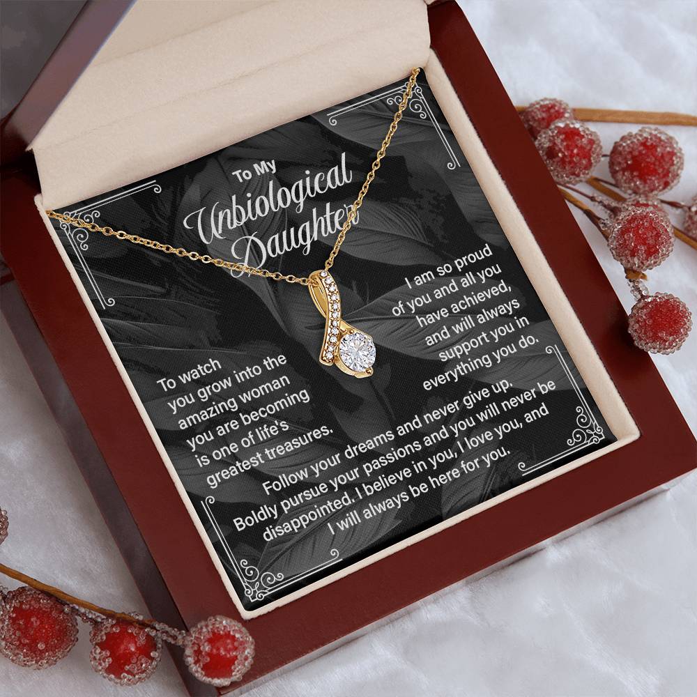 Bonus Daughter Gift Necklace with Message Card