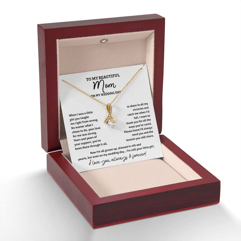Wedding Day Gift for Mom – Poetic Necklace Box