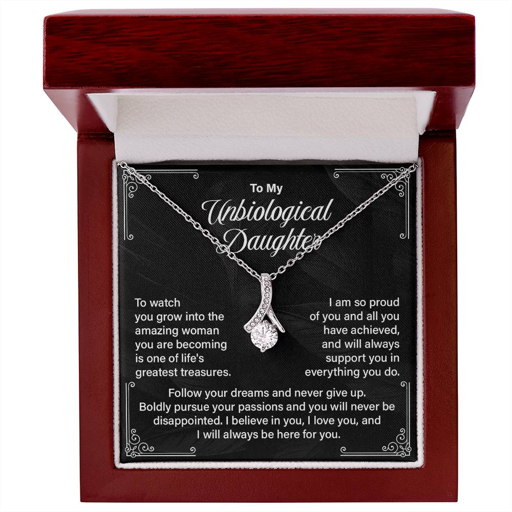 Bonus Daughter Gift Necklace with Message Card