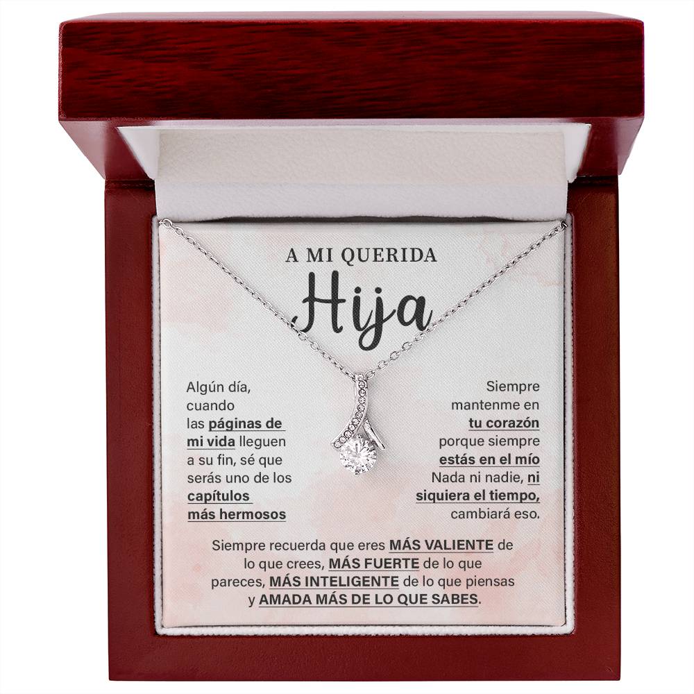 Collar Para Mi Querida Hija – Amor Incondicional de Madre