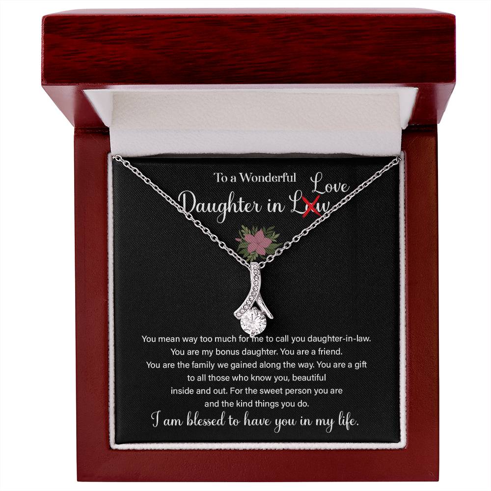 Bonus Daughter Gift from Mom – Loving Message Card