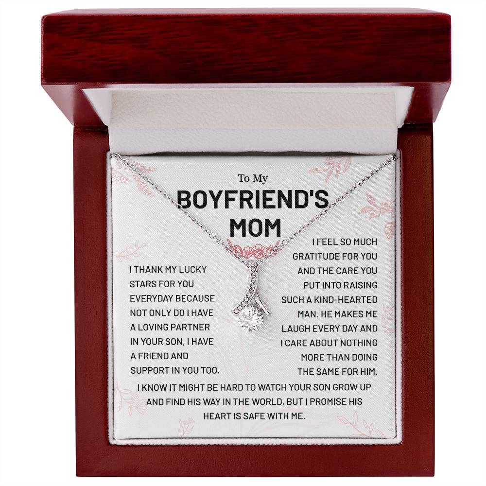 Boyfriend’s Mom Gift with Heartfelt Gratitude Message
