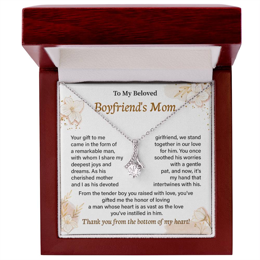 Boyfriend's Mom Necklace Gift from Girlfriend