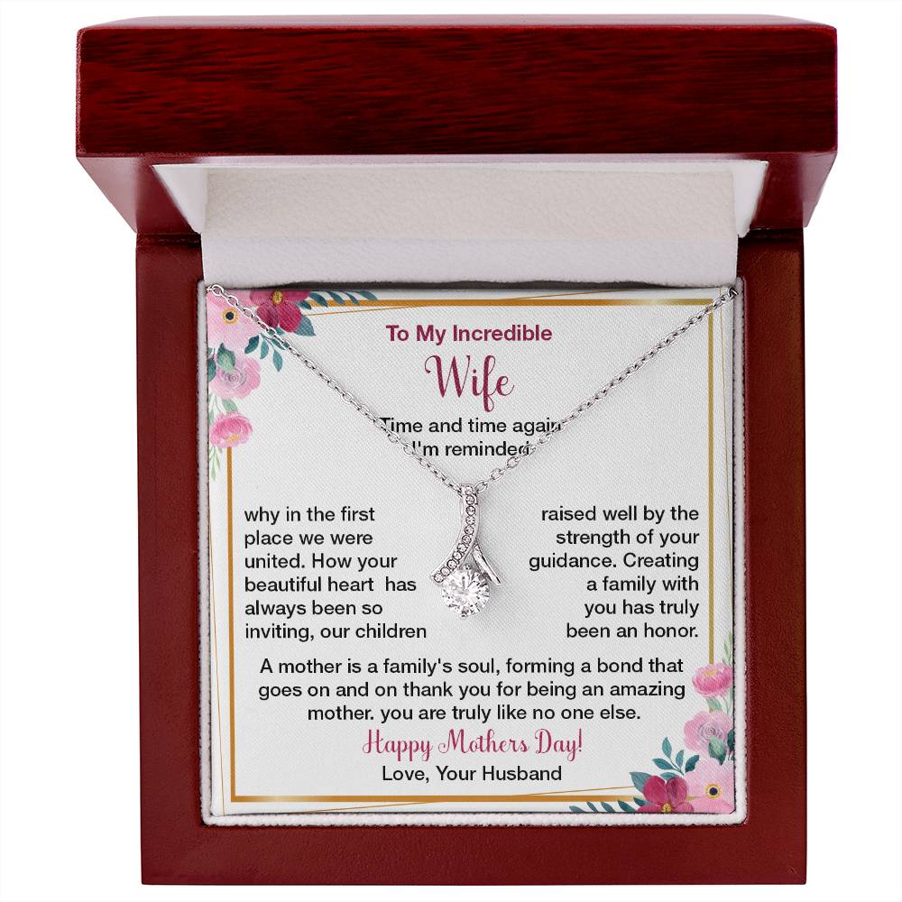 Mother’s Day Necklace Gift for Wife from Husband