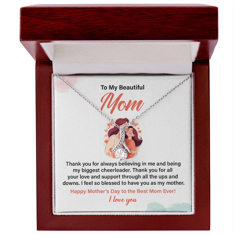 Mother’s Day Necklace Gift for Mom with Gift Box