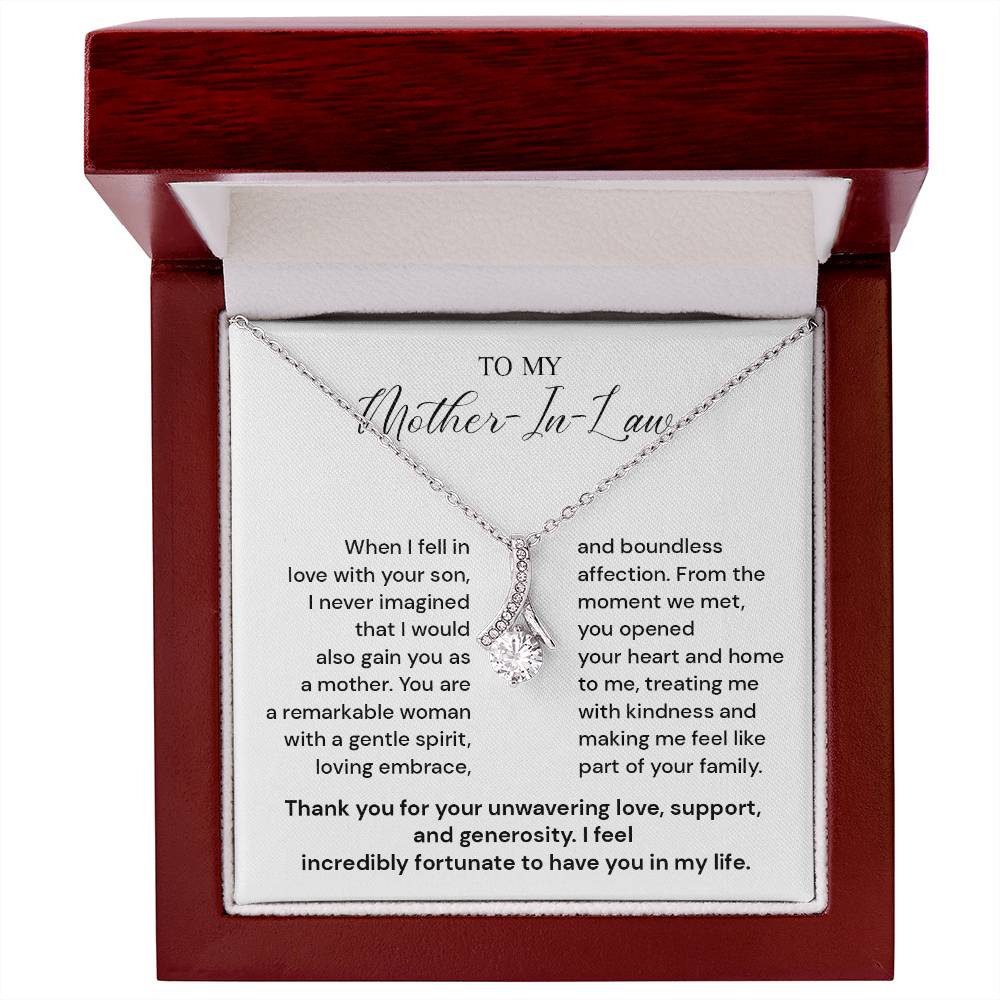 Mother-in-Law Gift from Bride Wedding Necklace