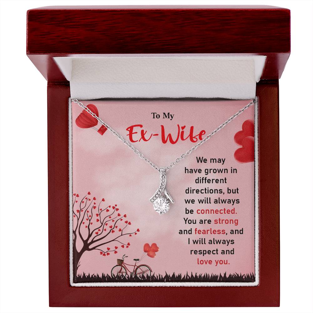 Ex-Wife Necklace Gift – Love & Respect Message Card