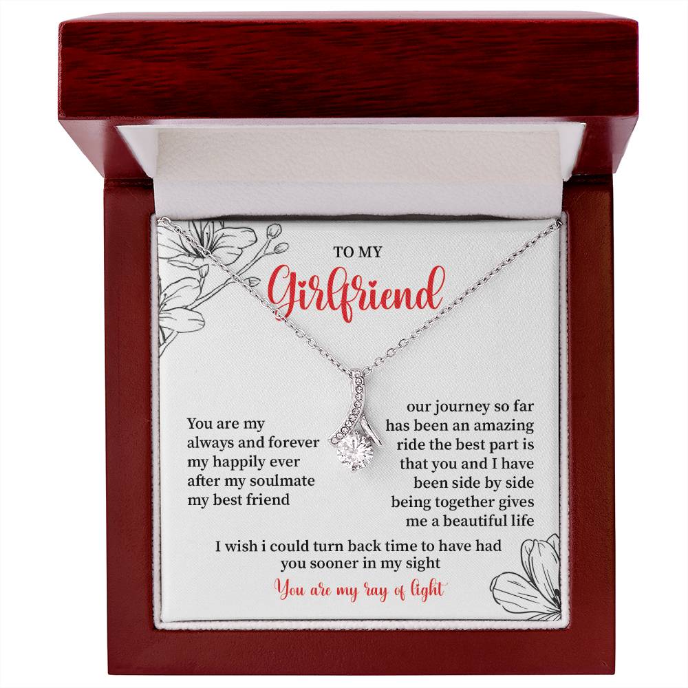 To My Girlfriend - Jewelry Gift with Message Card