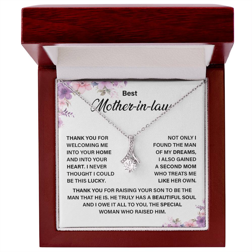 Mother-in-Law Necklace Gift from Daughter-in-Law