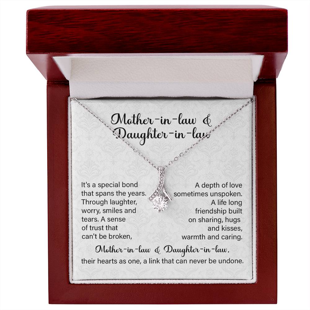 Mother-in-Law to Daughter-in-Law Necklace Gift