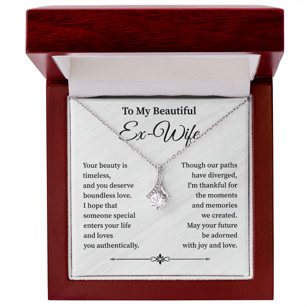 Gift for Ex-Wife with Thankful Message of Closure