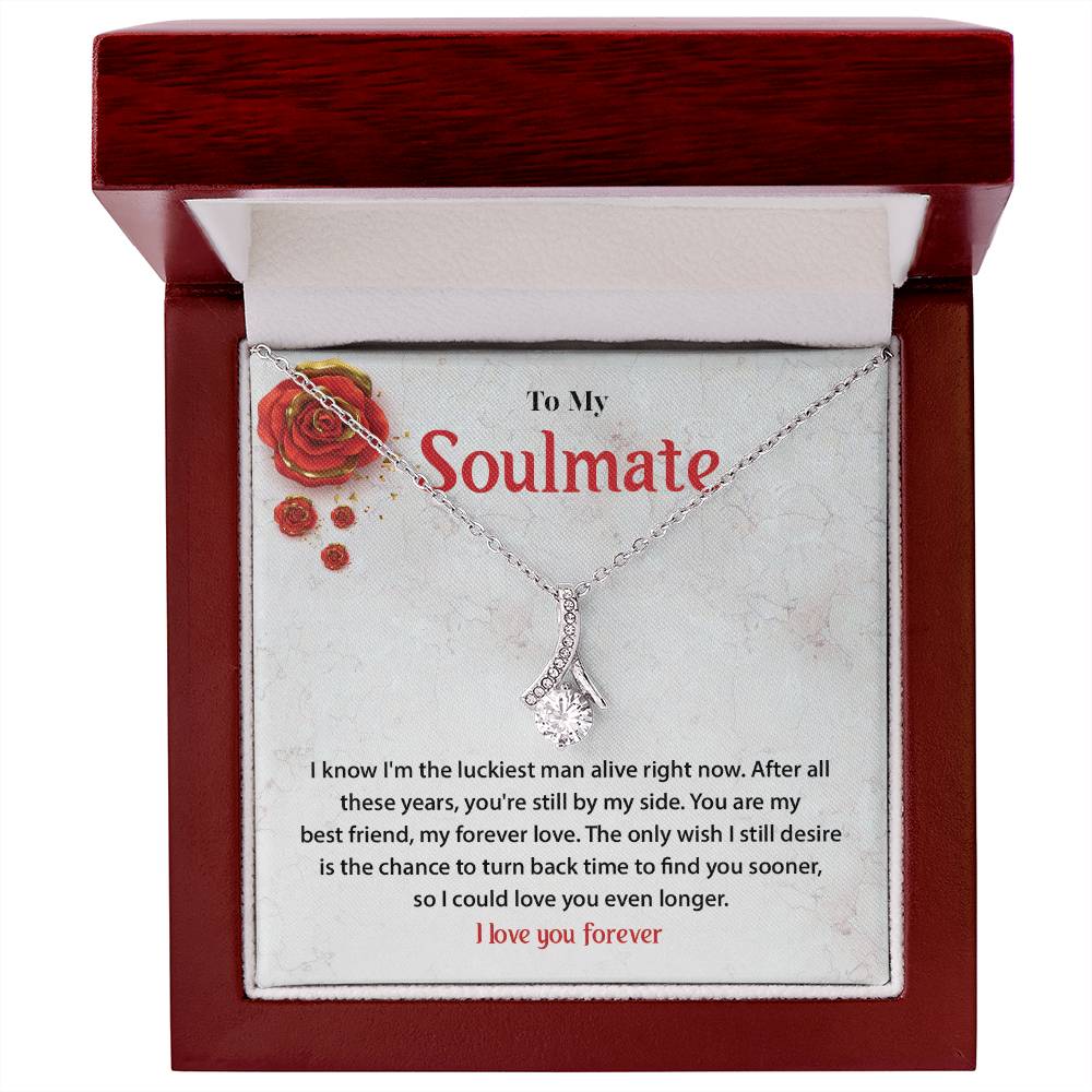 Forever Love Soulmate Necklace Gift for Wife or Girlfriend