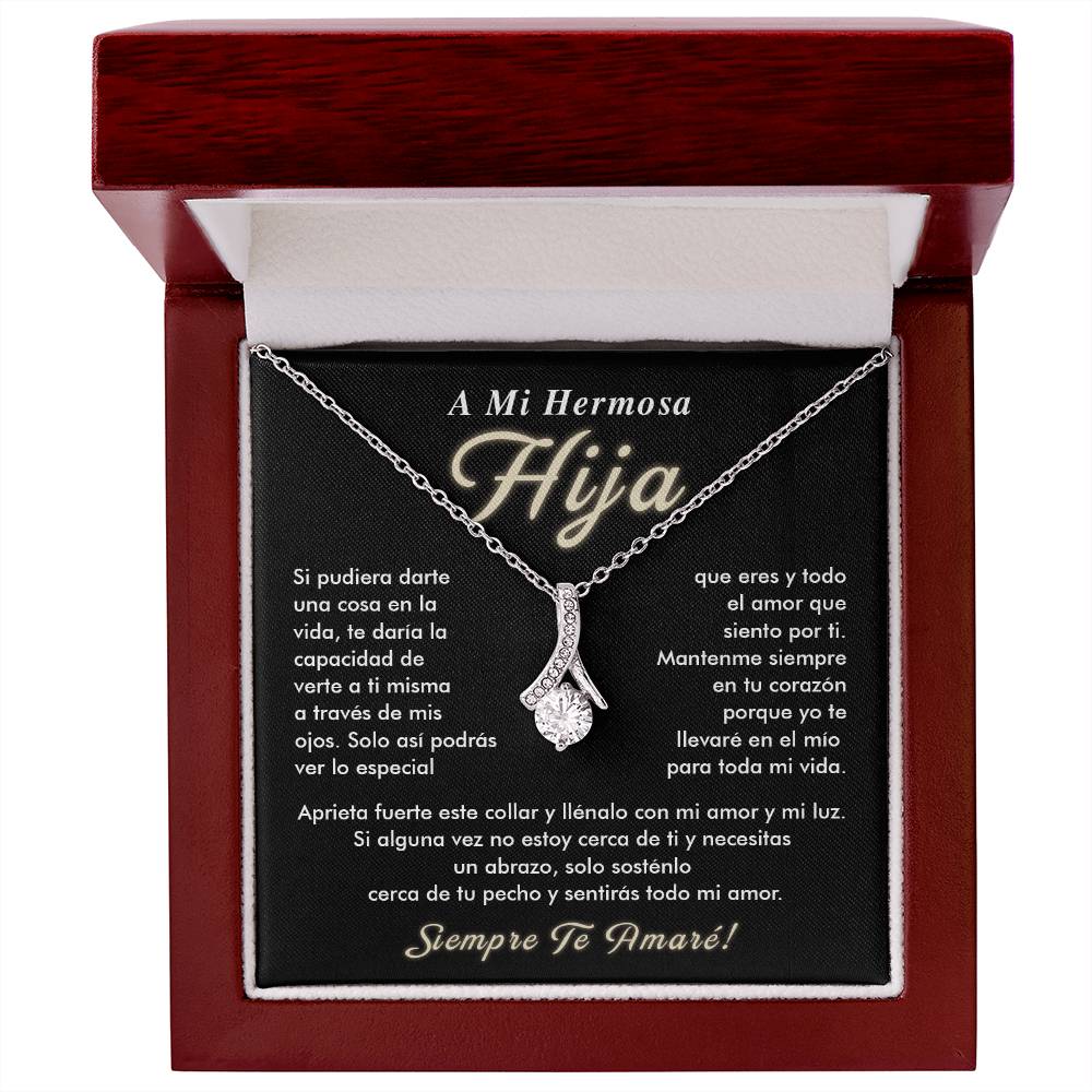 Collar Para Mi Hija – Mensaje de Amor y Valor desde Mamá
