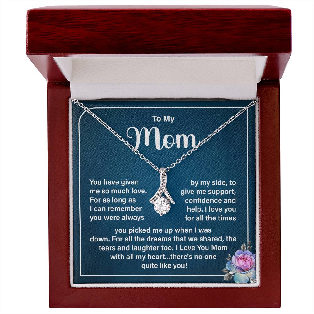Mother Necklace Gift from Daughter with Gift Box