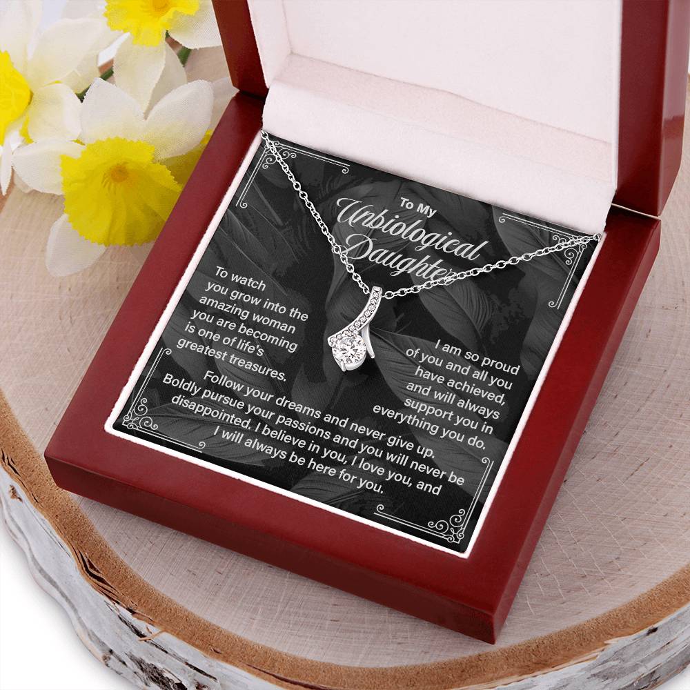 Bonus Daughter Gift Necklace with Message Card