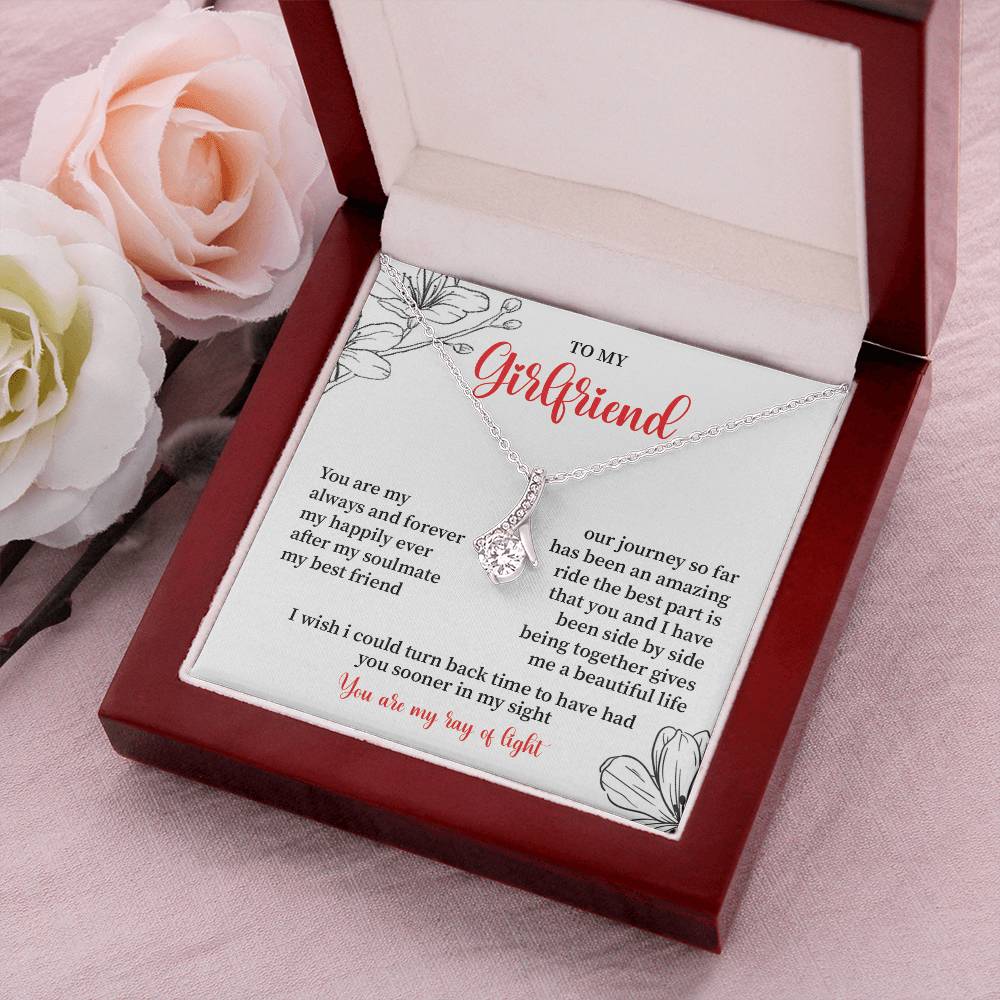 To My Girlfriend - Jewelry Gift with Message Card