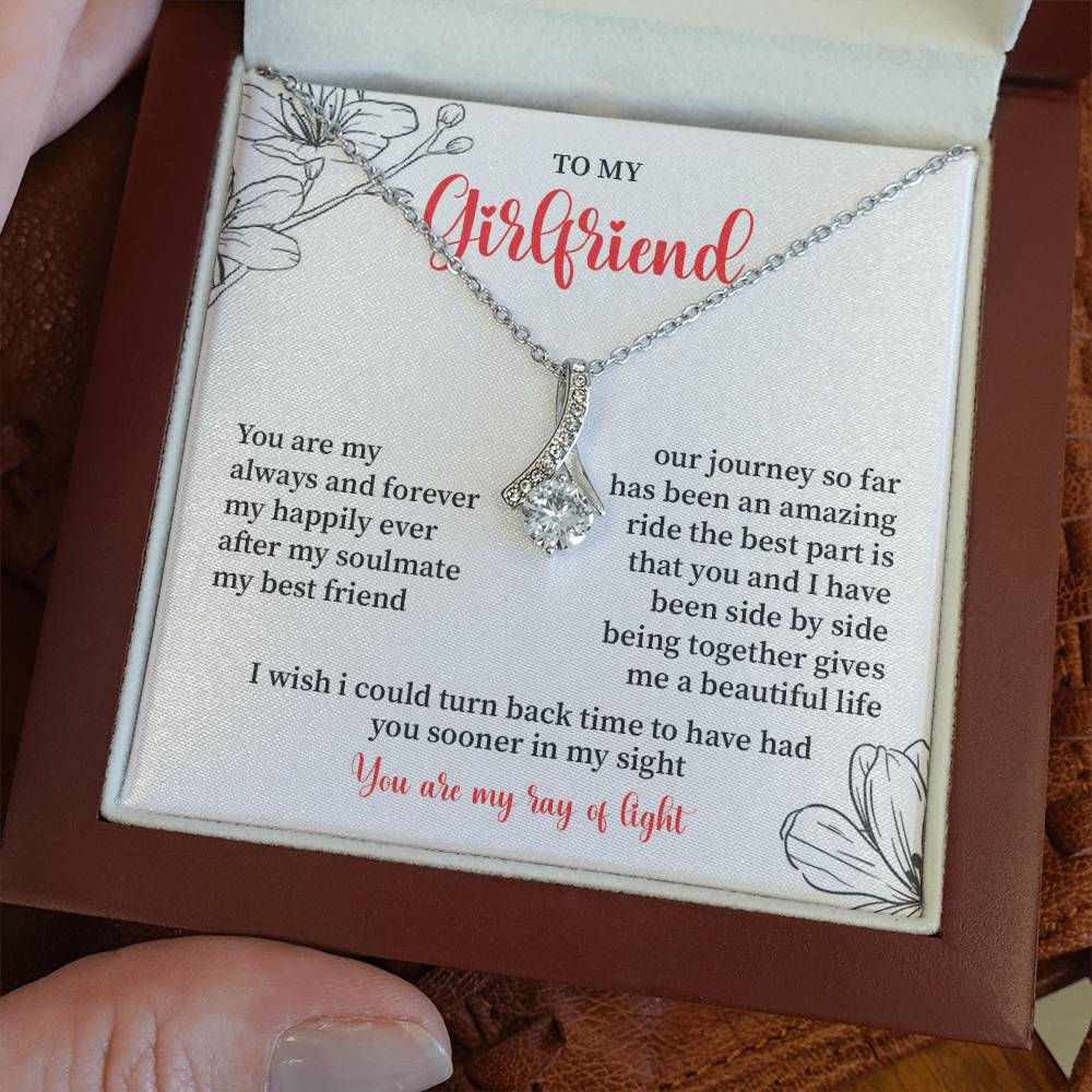 To My Girlfriend - Jewelry Gift with Message Card
