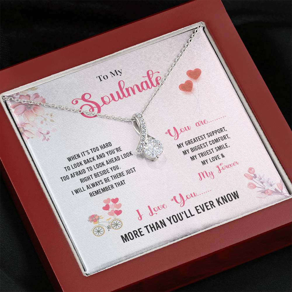 Comfort Necklace Gift for Soulmate with Love Card