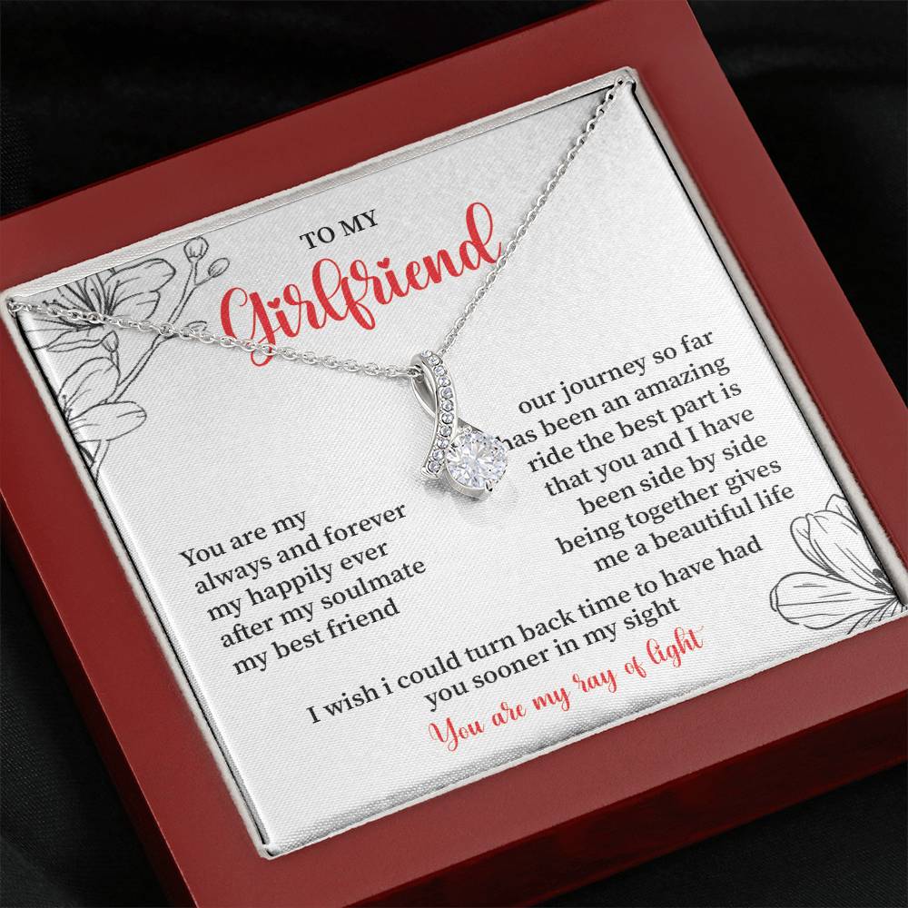 To My Girlfriend - Jewelry Gift with Message Card
