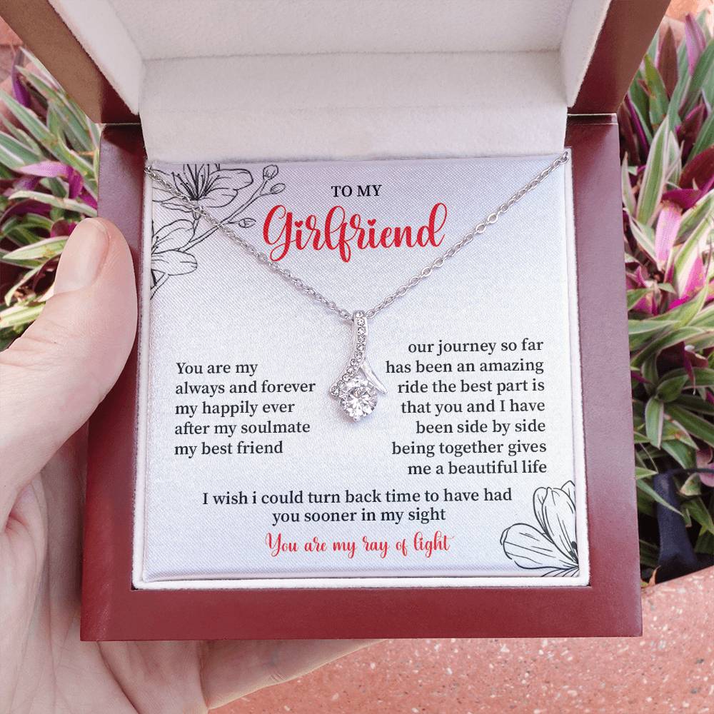 To My Girlfriend - Jewelry Gift with Message Card