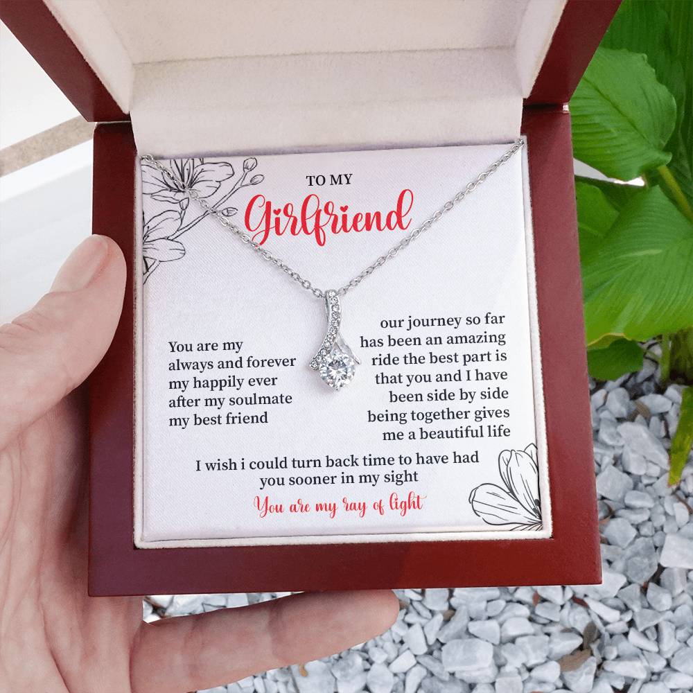 To My Girlfriend - Jewelry Gift with Message Card