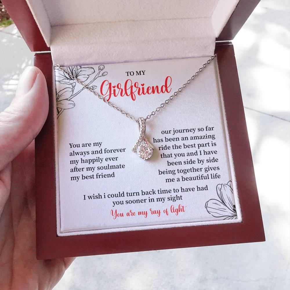 To My Girlfriend - Jewelry Gift with Message Card