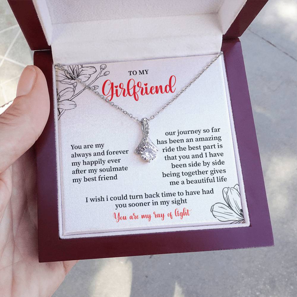 To My Girlfriend - Jewelry Gift with Message Card