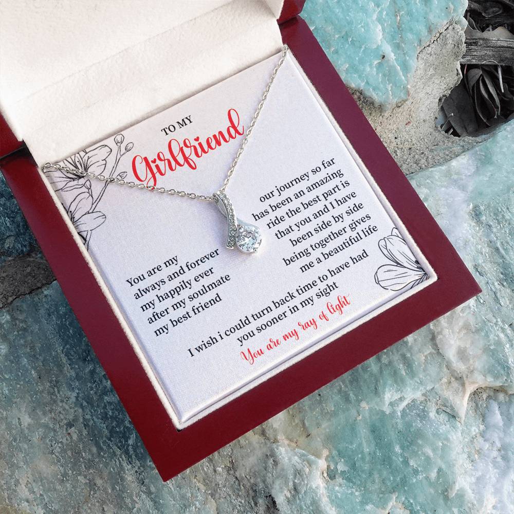To My Girlfriend - Jewelry Gift with Message Card