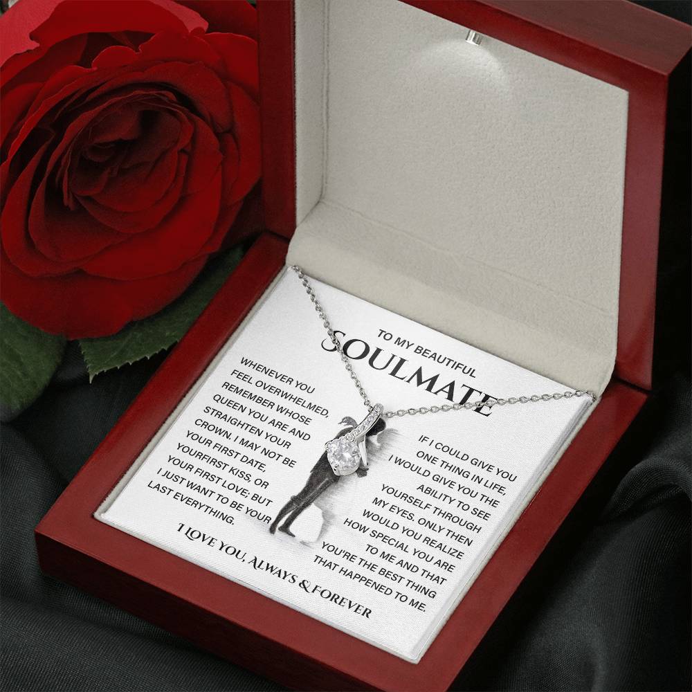 Soulmate Necklace Gift for Her – with Gift Box