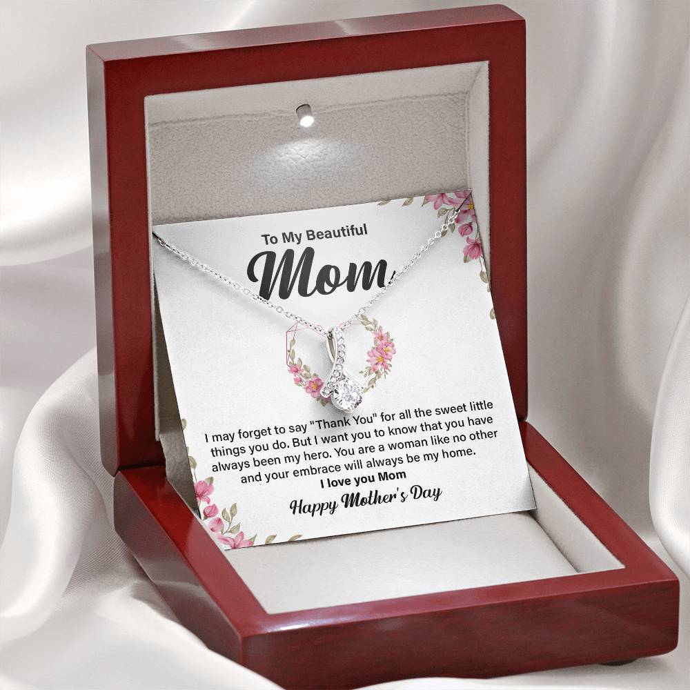 Beautiful Mom Gift for Mother’s Day with Card