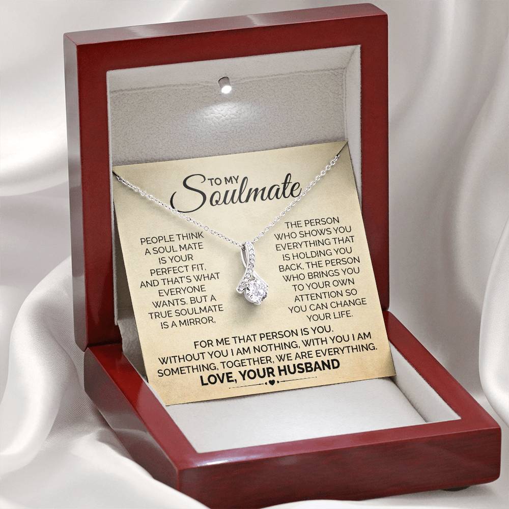 Soulmate Gift Necklace for Wife from Husband