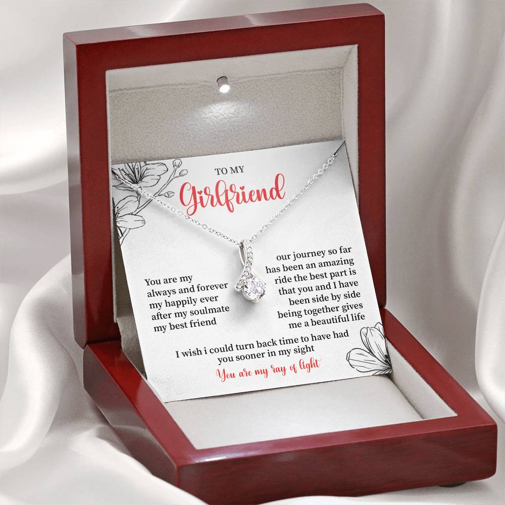 To My Girlfriend - Jewelry Gift with Message Card