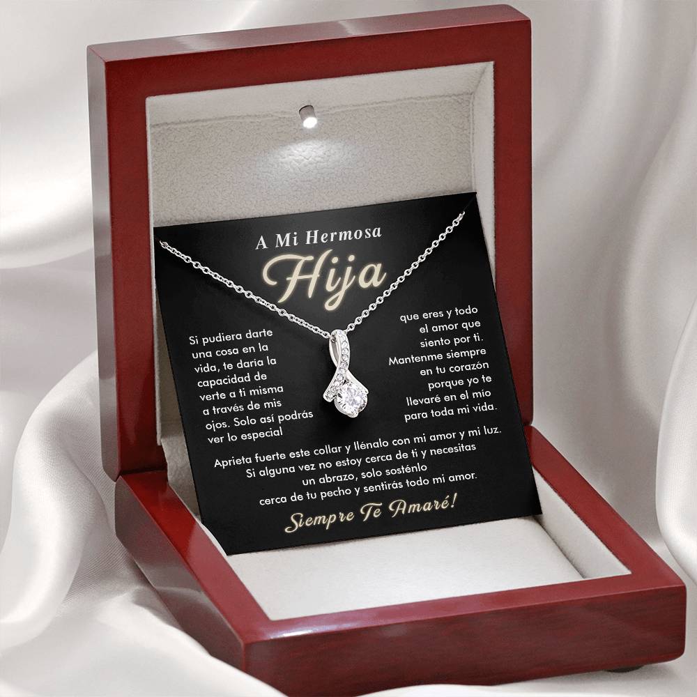 Collar Para Mi Hija – Mensaje de Amor y Valor desde Mamá