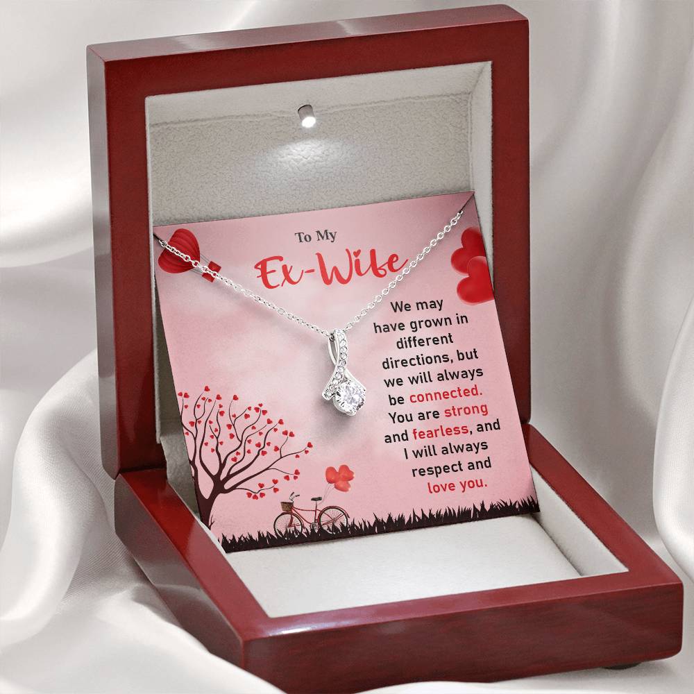 Ex-Wife Necklace Gift – Love & Respect Message Card