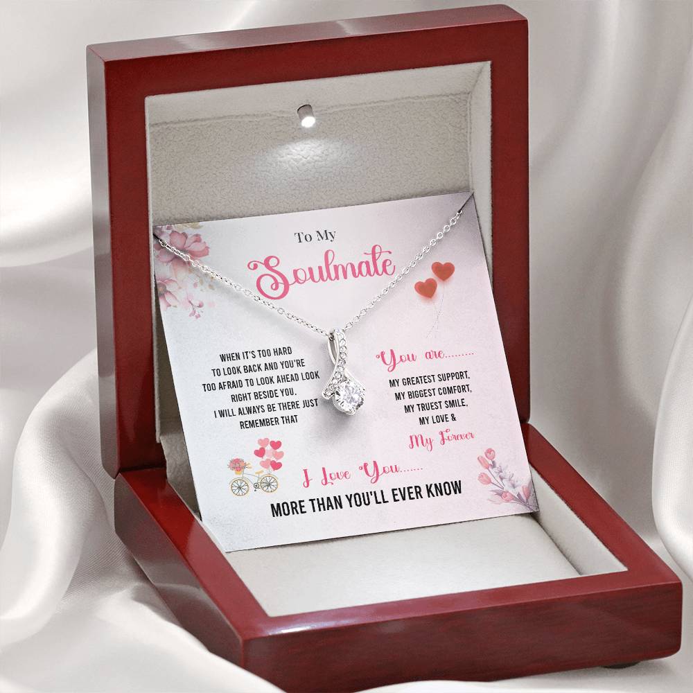 Comfort Necklace Gift for Soulmate with Love Card