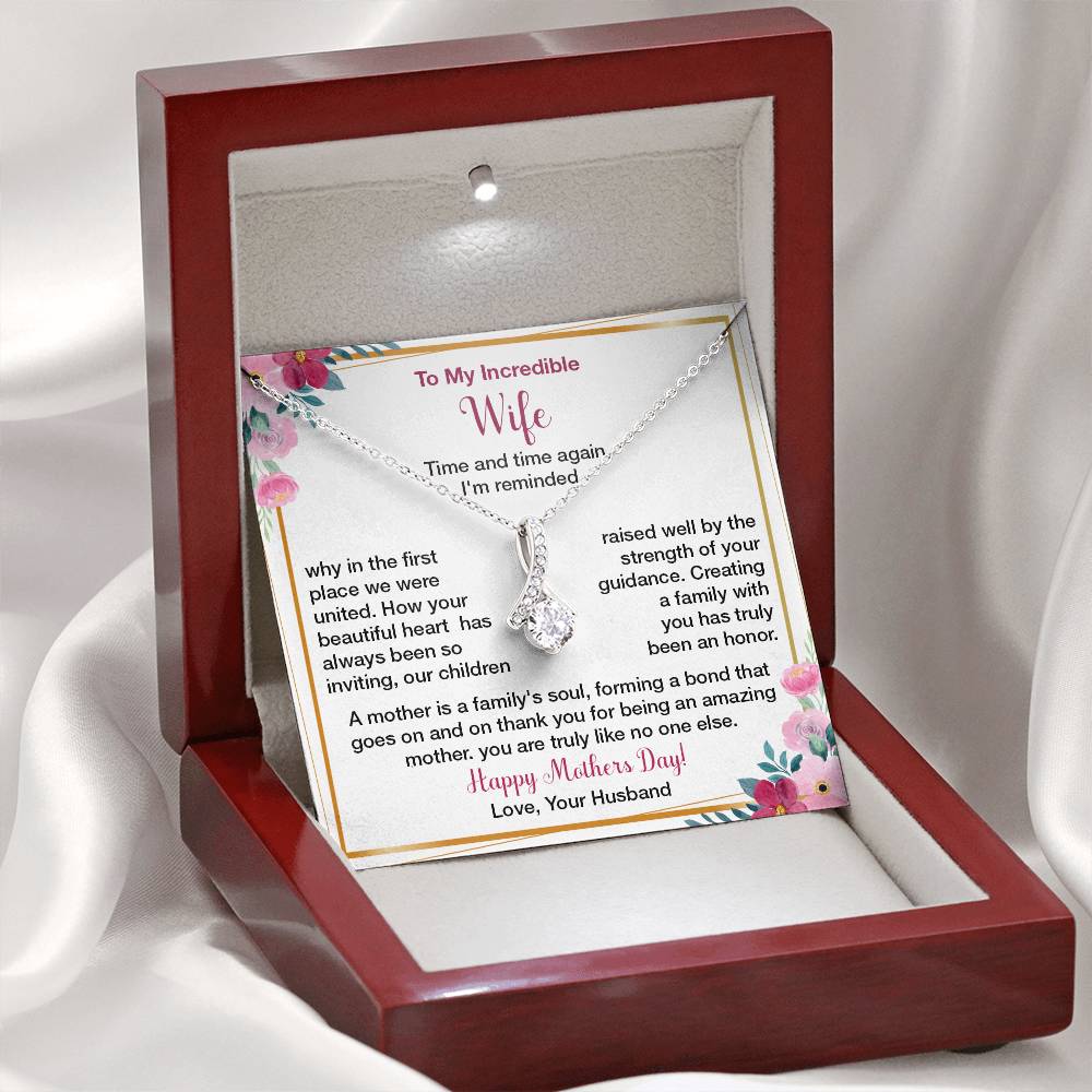 Mother’s Day Necklace Gift for Wife from Husband