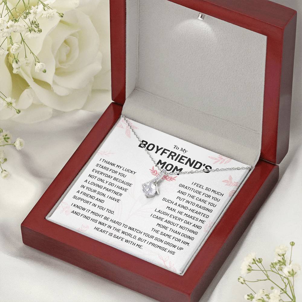 Boyfriend’s Mom Gift with Heartfelt Gratitude Message